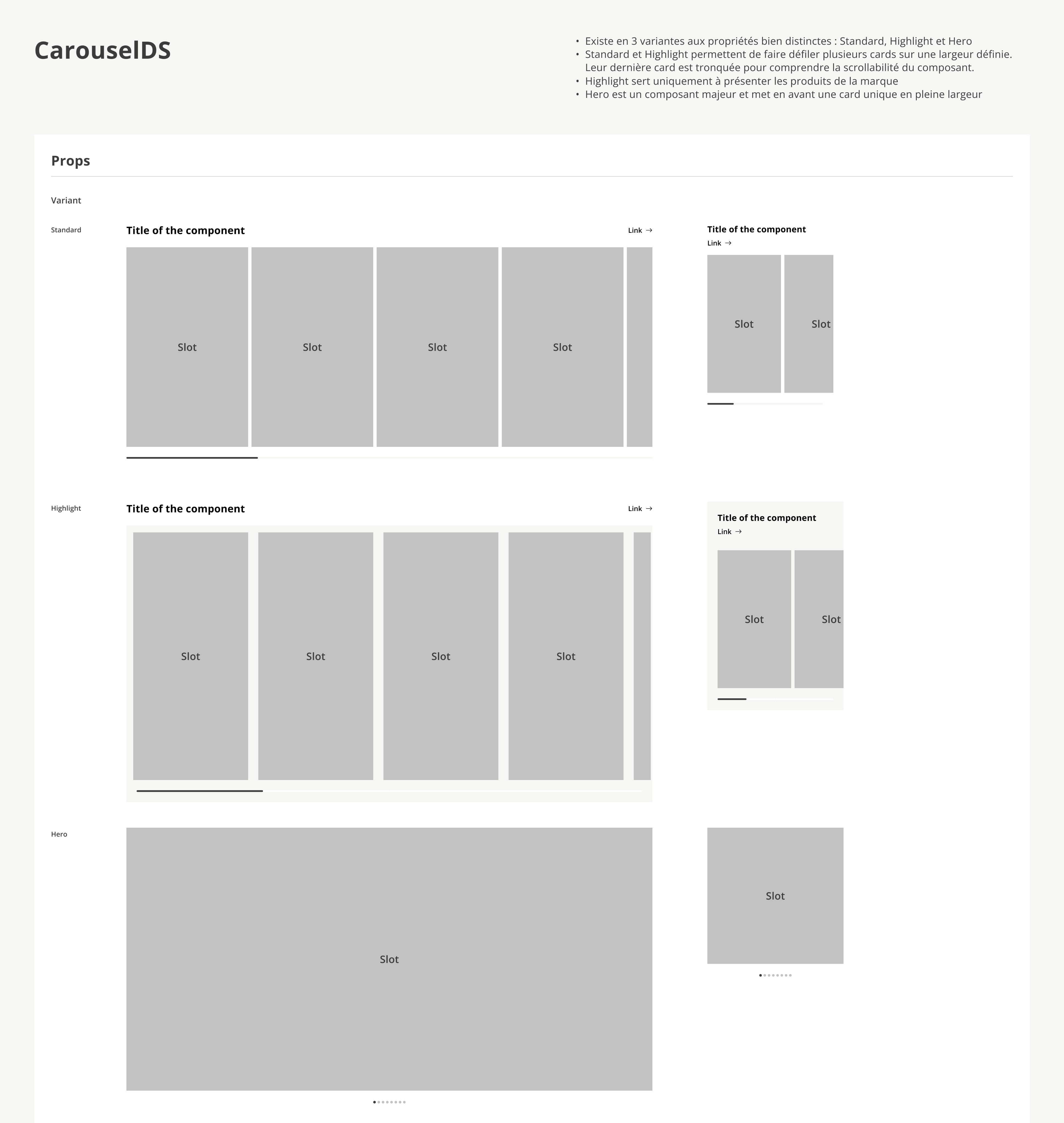 Documentation du CarouselDS